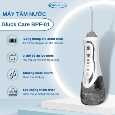 Máy tăm nước BPF-01-12B 7 đầu của Nhật Bản Máy Tăm Nước Gluck Baby BPF 01-12B