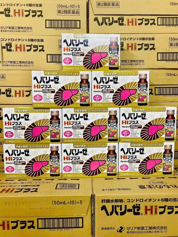 Nước Uống Bổ Gan Hepalyse Hi Plus - Hộp 10 Chai x 50ML