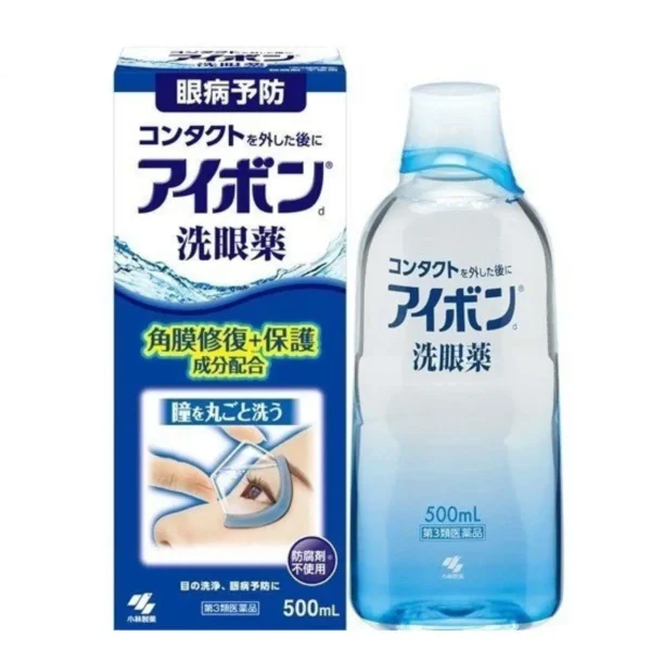 Nước rửa mắt Kobayashi Eyebon 500ml màu Xanh đậm