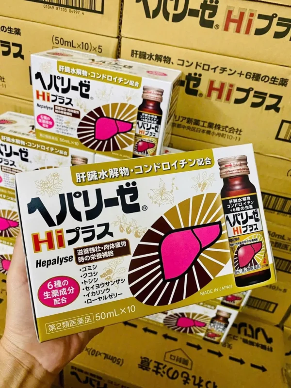Nước uống bổ gan cao cấp Hepalyse HI Plus Nhật