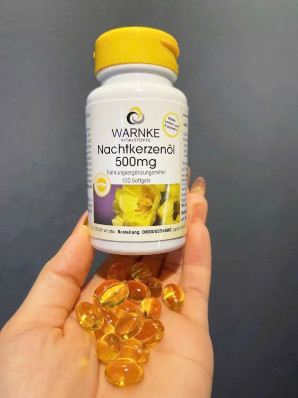 Tinh Dầu Hoa Anh Thảo Warnke Nachtkerzenol 500mg, 100 viên