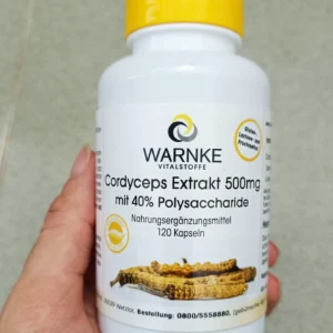 Tinh chất đông trùng hạ thảo Warnke Cordyceps Extrakt 500mg, 120 viên