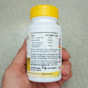 Tinh dầu hoa anh thảo Warnke Nachtkerzenol 500mg 100 viên của Đức Tinh dầu hoa anh thảo Đức Warnke 500mg 100 viên