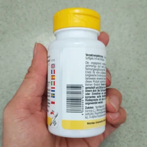 Tinh dầu hoa anh thảo Warnke Nachtkerzenol 500mg 100 viên của Đức Tinh dầu hoa anh thảo NACHTKERZENÖL Warnke 100 viên - hàng Đức
