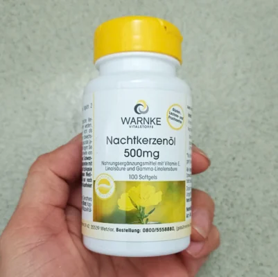 Tinh dầu hoa anh thảo Warnke Nachtkerzenol 500mg 100 viên của Đức Tinh dầu hoa anh thảo Warnke Nachtkerzenol 500mg, 100 viên