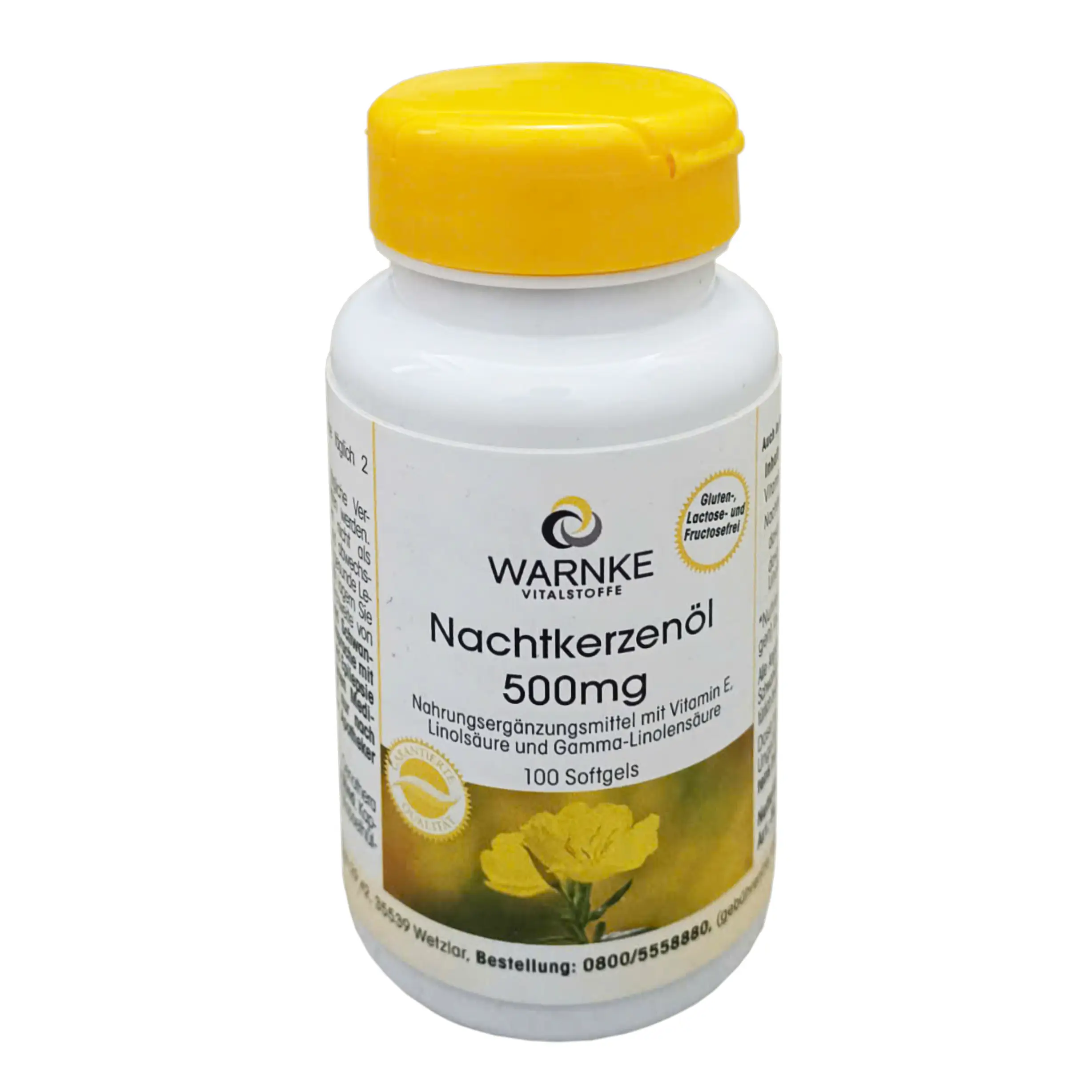 Tinh dầu hoa anh thảo Warnke Nachtkerzenol 500mg 100 viên của Đức Tinh dầu hoa anh thảo Warnke Nachtkerzenol 500mg 100 viên