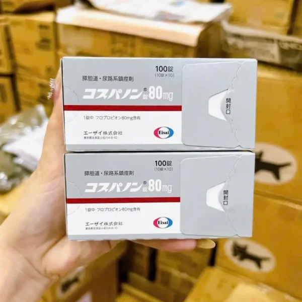 Viên sỏi thận ,sỏi tiết niệu eisai Nhật Bản Cospanon Acid 80mg