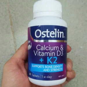 Viên uống Ostelin Calcium Vitamin D3 K2 Úc 60 viên