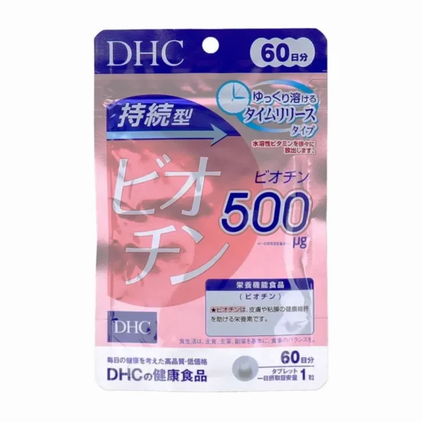 Viên uống ngăn ngừa rụng tóc DHC Biotin 60 ngày gói 60 viên