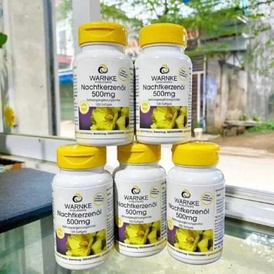 Tinh dầu hoa anh thảo Warnke Nachtkerzenol 500mg 100 viên của Đức Viên uống tinh dầu hoa anh thảo Warnke 100 Viên của Đức