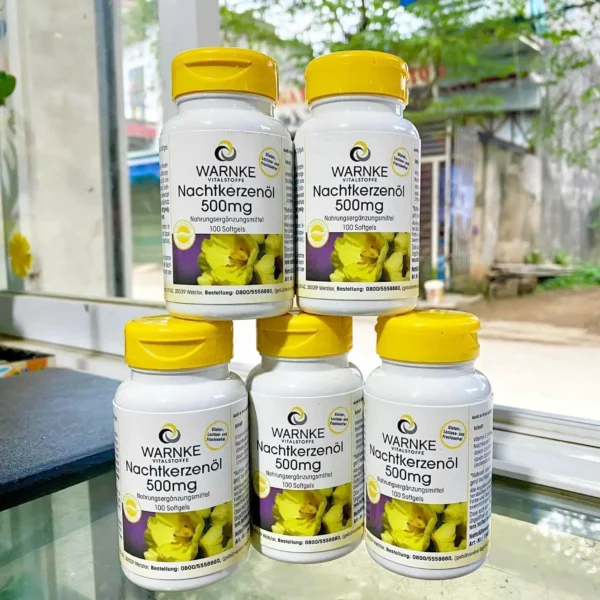 Viên uống tinh dầu hoa anh thảo Warnke 100 Viên của Đức