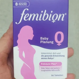 Vitamin tổng hợp Femibion 0 Babyplanung cho phụ nữ chuẩn bị mang thai, hộp 8 tuần (56 viên)