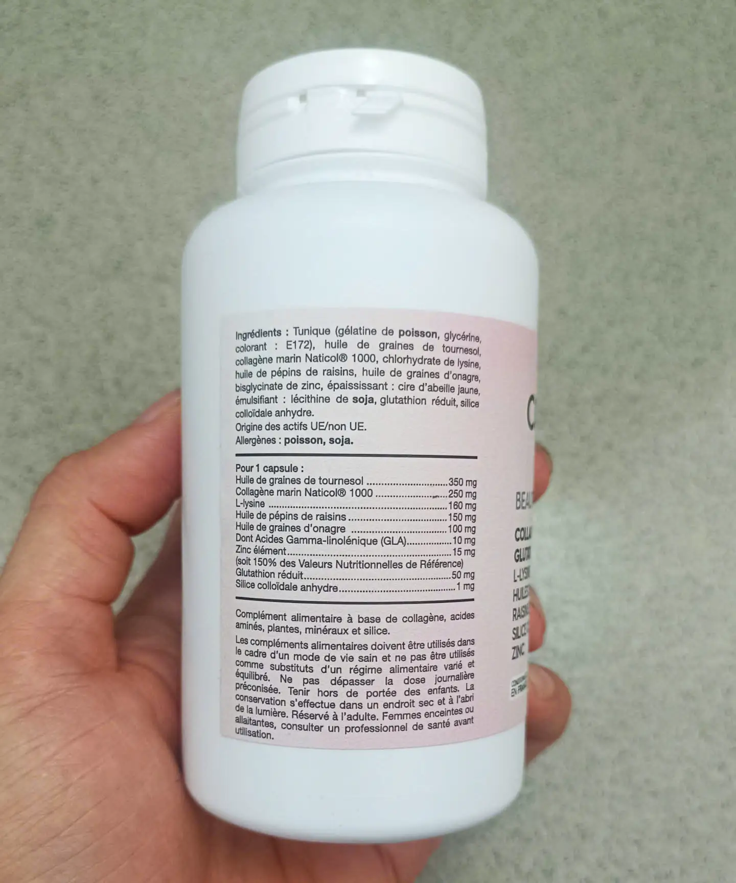 Viên uống Collagen Marin Nat&Form 90 viên của Pháp Viên uống Collagene Marin Nat Form Pháp giúp trắng da 90 viên
