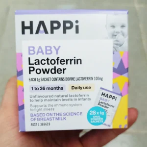 Bột men HAPPI Baby Lactoferrin Powder, 28 x 1g