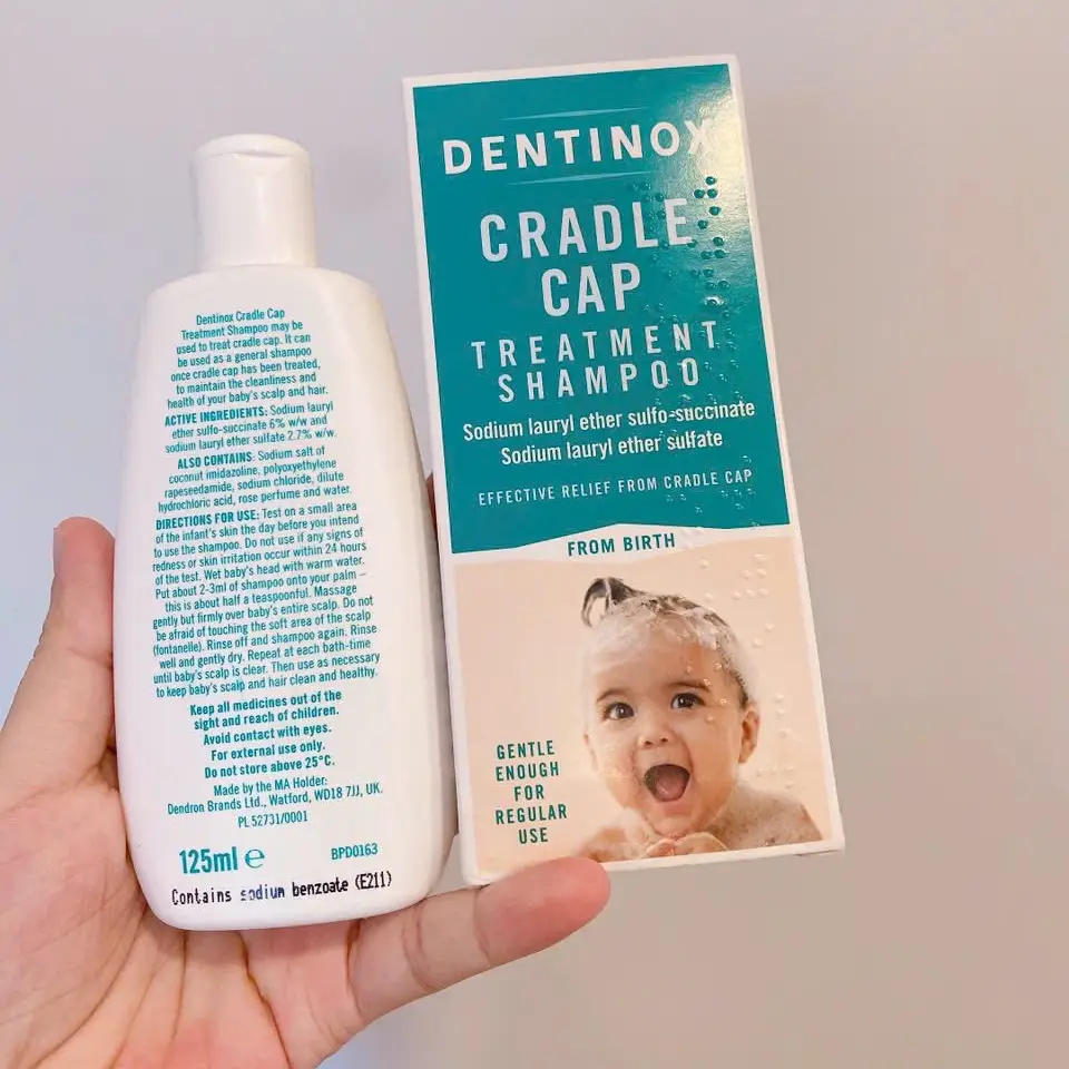 Dầu gội trị cứt trâu Dentinox 125ml của Anh Quốc Dầu gội phòng ngừa cứt trâu DENTINOX UK ( 125ml ) cho bé