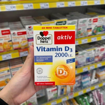 Doppelherz Aktiv Vitamin D3 2000 I.E. 50 Mini Tablets