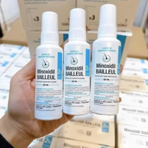 Thuốc Minoxidil 2% kích thích mọc tóc hộp 3 lọ của Pháp Dung Dịch Bailleul Laboratoires Opodex Minoxidil 2% Pháp