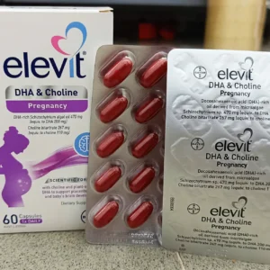 Viên uống Elevit DHA & Choline Pregnancy 60 viên của Úc Elevit DHA & Choline Pregnancy 60 viên Úc cho bà bầu