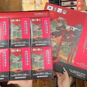 Nước sâm Collagen đông trùng Gaesung 30 gói của Hàn Quốc Nuoc Hong Sam Collagen GAESUNG Han Quoc 30 goi