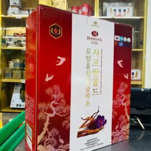 Nước Hồng Sâm Hoàng Gia Đông Trùng Saffron HANKWANJANG 70ml x 60 gói