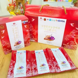Sâm nhụy hoa nghệ tây HanKwanJang 20 gói của Hàn Quốc Nước hồng sâm Gold đông trùng saffron HanKwanJang hộp 20 gói