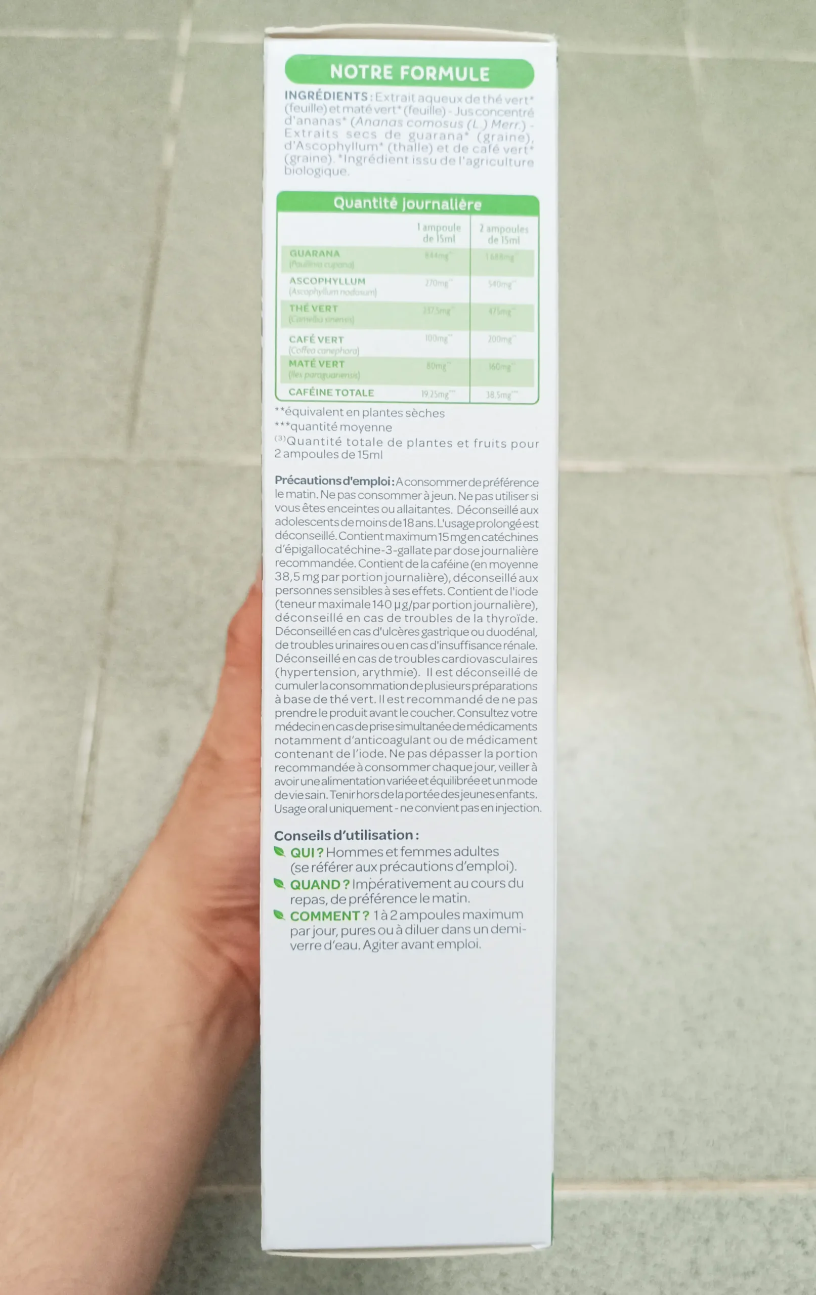 Nước uống giảm cân Superdiet Actimincyl Bio 20 ống của Pháp Nước uống Superdiet Actimincyl Bio đốt mỡ, giảm cân của Pháp