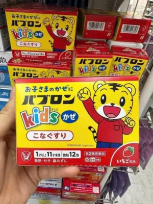 Thuốc bột trị cảm cúm Taisho Pabron Kids cho bé từ 1-11 tuổi