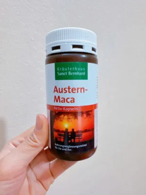 Viên uống tinh chất hàu Austern Maca Sanct Bernhard 120 viên của Đức Thuốc tăng cường sinh lý Sanct Bernhard Austern Maca Aktiv kapseln, 120 viên