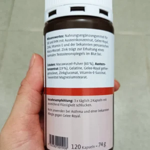 Viên uống tinh chất hàu Austern Maca Sanct Bernhard 120 viên của Đức Tinh chất hàu Sanct Bernhard Austern Maca Aktiv Kapseln 120 viên của Đức