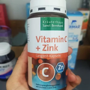 Viên uống Vitamin C Zink Sanct Bernhard 180 viên của Đức Viên Uống Bổ Sung Kẽm Vitamin C + Zink Sanct Bernhard 180 viên