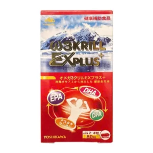 Vien dau nhuyen the Omega 3 Krill ω3krill EXPlus Yoshikawa 80 vien