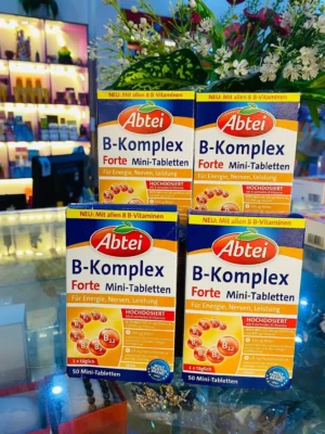 Viên uống vitamin B tổng hợp Abtei B-Komplex Forte 50 viên của Đức Viên uống Abtei Vitamin B tổng hợp B-Komplex Forte 50 viên của Đức