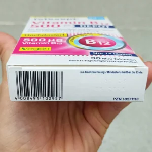 Viên uống B12 Depot 500 liều cao của Tetesept 30 viên của Đức