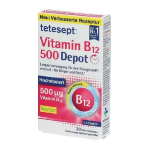 Viên uống B12 Depot 500 liều cao của Tetesept