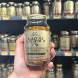 Viên uống Calcium Magnesium plus Zinc Solgar 100 viên của Pháp