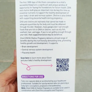 Viên uống Elevit DHA & Choline Pregnancy 60 viên của Úc Viên uống DHA cho bà bầu Elevit DHA & Choline Pregnancy, 60 viên
