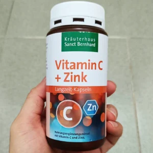 Viên uống Sanct Bernhard Sport Vitamin C+ Zinc Depot hộp 180 viên của Đức