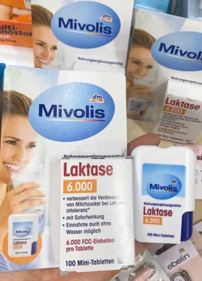 Viên uống bổ Sung Enzyme Lactase 6000 Mivolis 100 viên