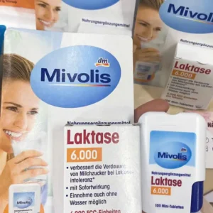 Viên uống bổ Sung Enzyme Lactase 6000 Mivolis 100 viên