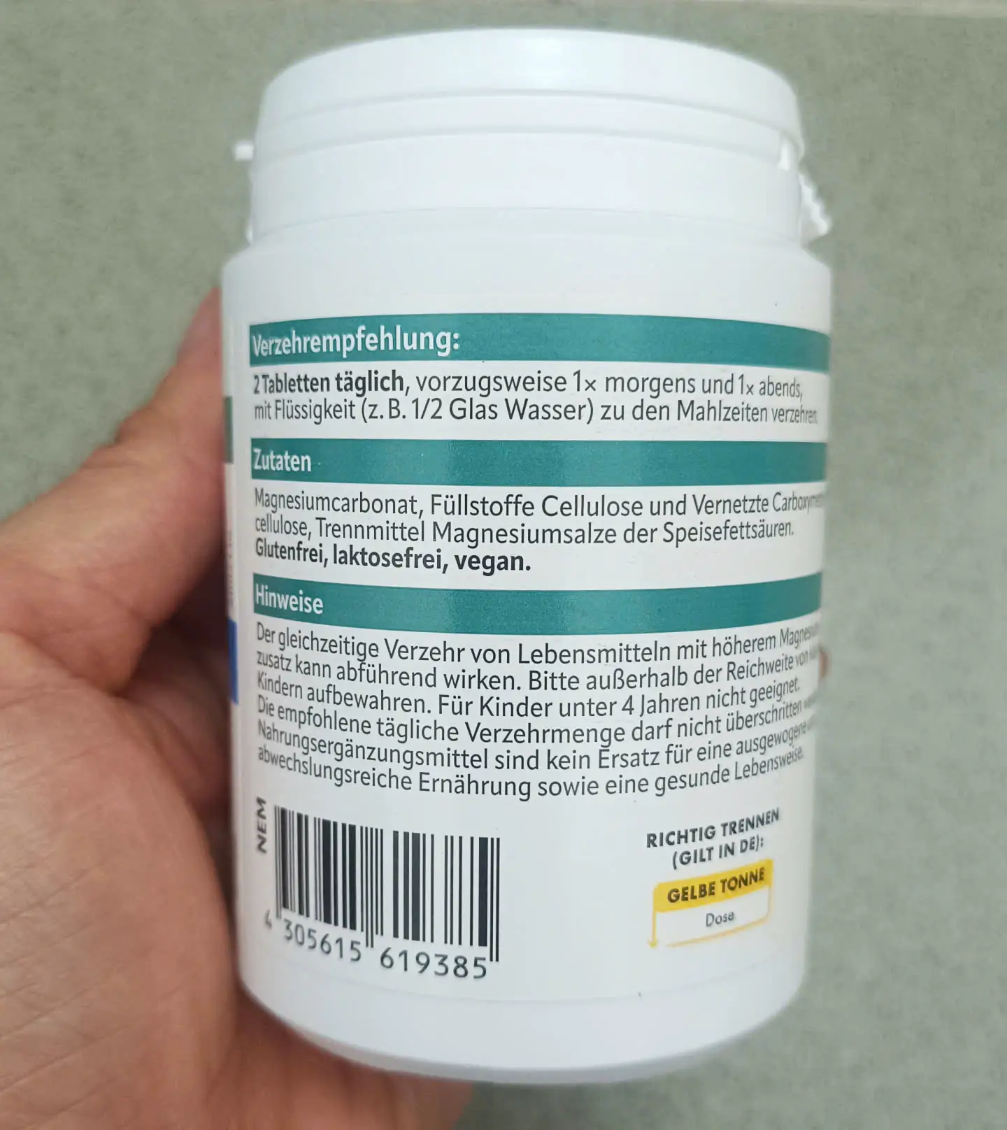 Viên uống Altapharma Magnesium 300 viên của Đức Viên uống bổ sung Magie Altapharma Magnesium 300 viên của Đức