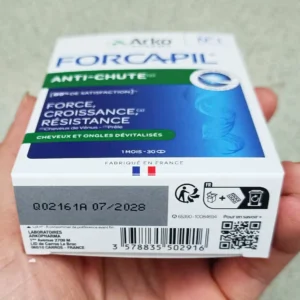 Viên uống mọc tóc Arkopharma Forcapil Anti-Chute 30 viên của Pháp Viên uống giúp giảm rụng, kích thích mọc tóc Arkopharma Forcapil Anti-chute