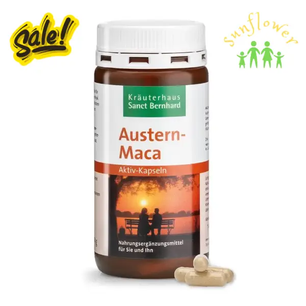 Viên uống tinh chất hàu Austern Maca Sanct Bernhard 120 viên của Đức Viên uống tinh chất hàu Austern Maca Sanct Bernhard 120 viên của Đức