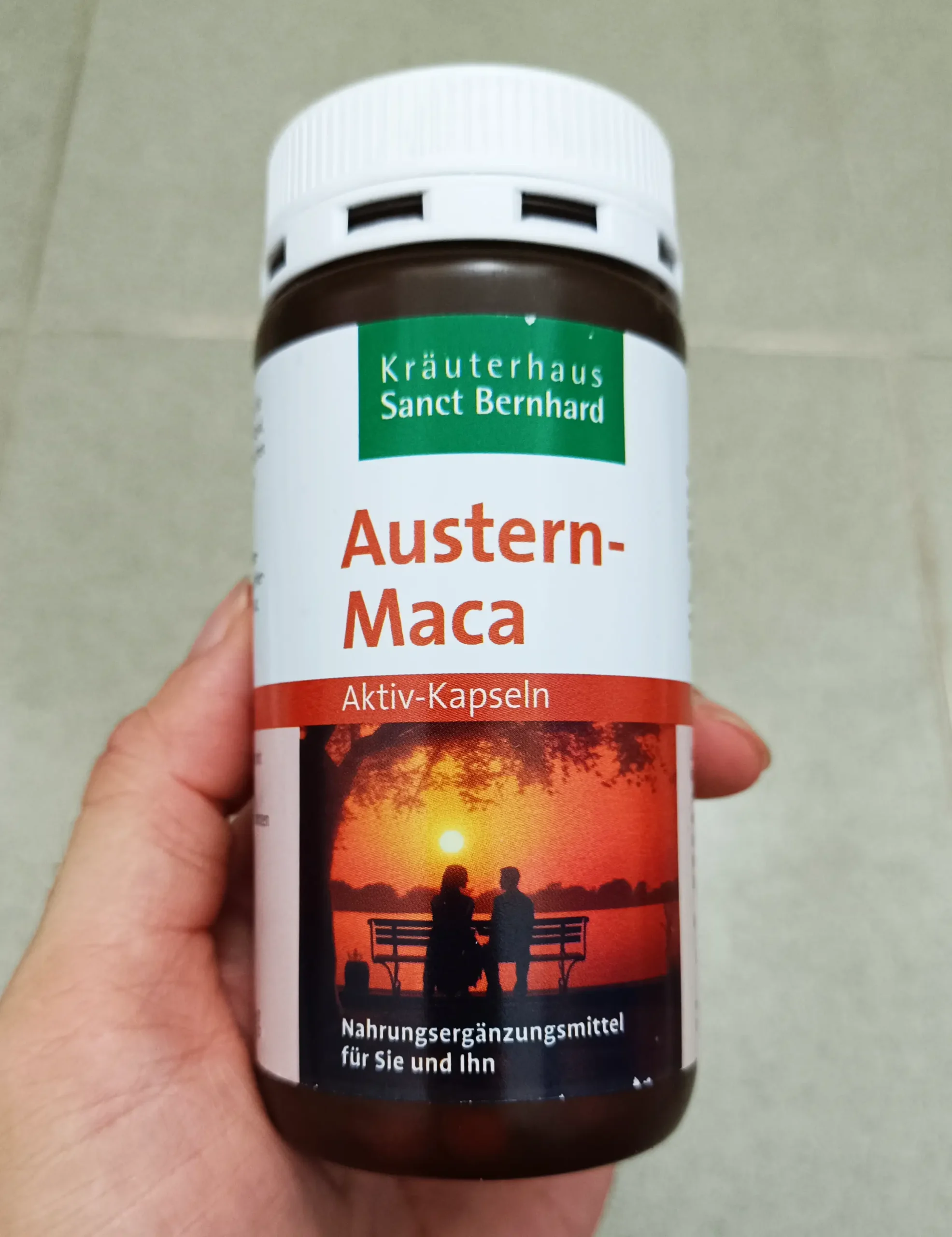 Viên uống tinh chất hàu Austern Maca Sanct Bernhard 120 viên của Đức Viên uống tinh chất hàu Sanct Bernhard Austern Maca Aktiv Kapseln 120 viên
