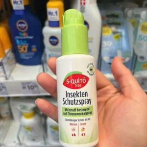 Xịt muỗi S-quito Free Insektenschutzspray 100ml của Đức Xịt muỗi Đức S-quito Free Insektenschutzspray 100ml