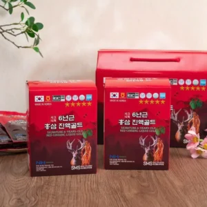Nước sâm nhung hươu Signature Gold 20 gói của Hàn Quốc nước hồng sâm nhung hươu Gold (Signature 6 years old red ginseng liquid gold) 70ml