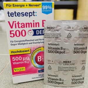 tetesept Vitamin B12 Depot 500µg 30 viên