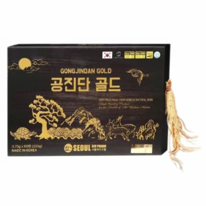 An Cung Trầm Hương 60 Viên Gong Jindan Gold hộp giấy đen 60 viên