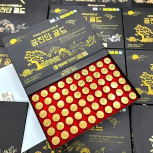 An cung trầm hương Gong Jindan Gold 60 viên của Hàn Quốc An Cung Trầm Hương 60 Viên Gong Jindan Gold – Hộp Giấy Đen Cao Cấp