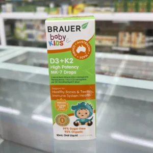 Brauer Baby Kids D3 + K2 High Potency MK-7 Drops 10ml của Úc Brauer Baby & Kids D3 + K2 High Potency MK-7 10ml