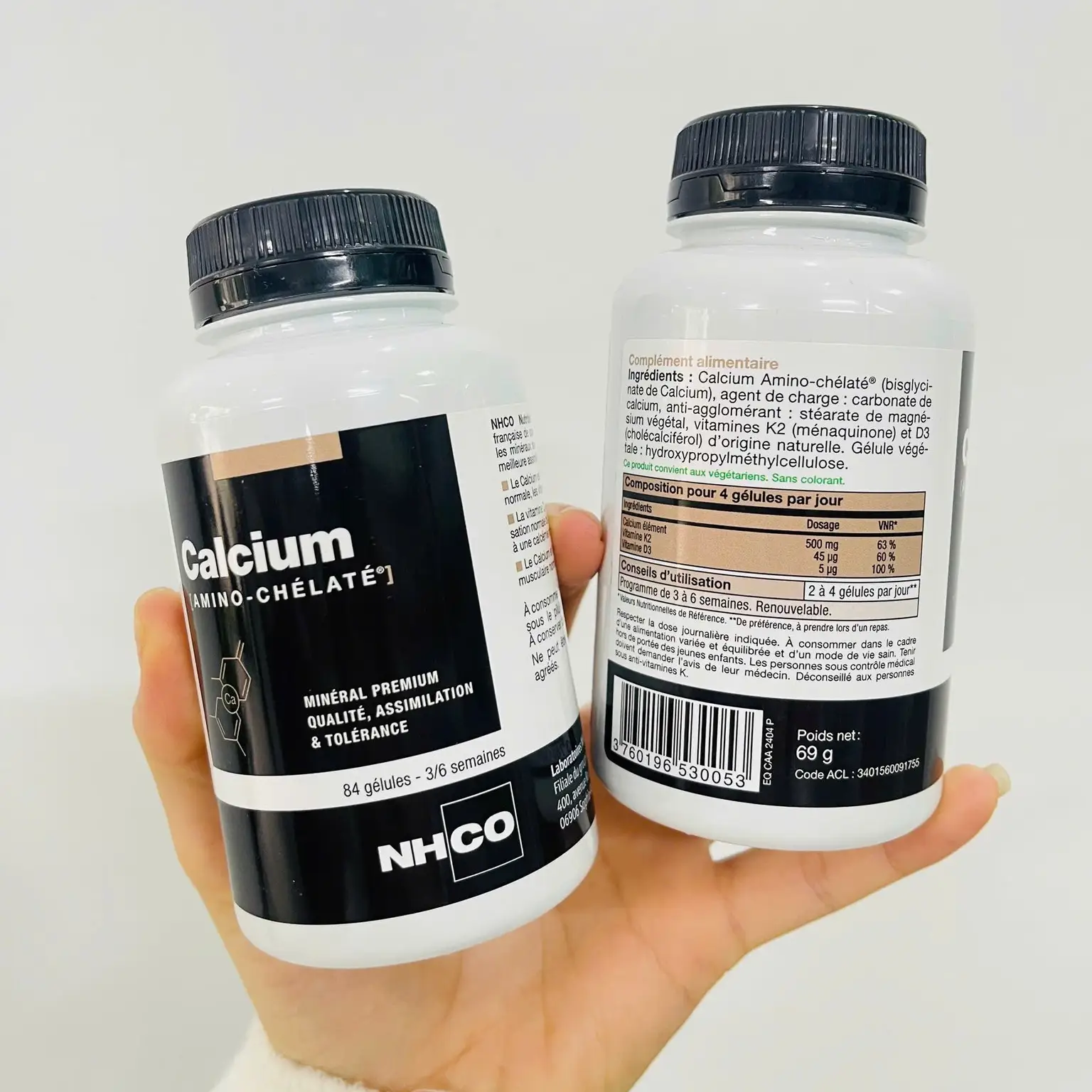 Canxi hữu cơ Calcium Amino Chelate NHCO 84 viên của Pháp Canxi Calcium Amino Chelate NHCO 84 viên của Pháp